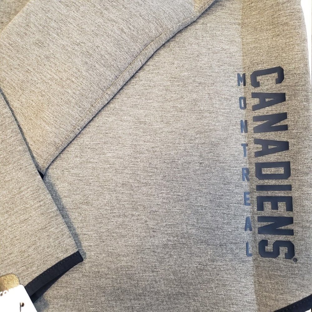 NHL Montreal Canadiens Drop Kick Jacket Womens L Grey Touch by Alyssa Mi… - Picture 7 of 7